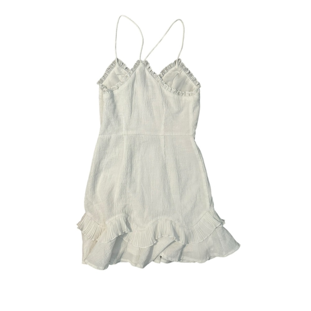 White Ruffle Dress - Picture 2 of 6